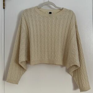 Windsor Cream Cable Knit Sweater